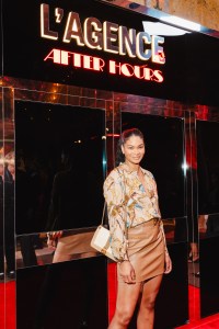 Chanel Iman at the L'Agence Spring 2026 Ready-to-Wear show.