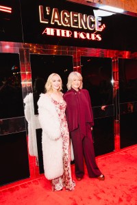 Lindsay Lohan and Martha Stewart at the L'Agence Spring 2026 Ready-to-Wear show.