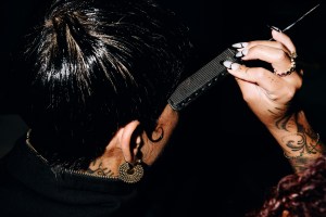 Backstage at the Luar Spring 2026 ready-to-wear show at New York Fashion Week.