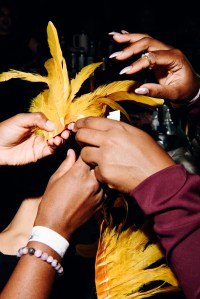Backstage at the Luar Spring 2026 ready-to-wear show at New York Fashion Week.