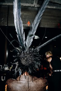 Backstage at the Luar Spring 2026 ready-to-wear show at New York Fashion Week.