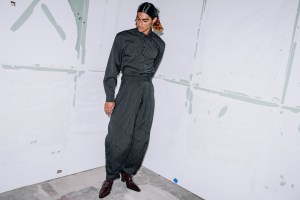 Backstage at the Luar Spring 2026 ready-to-wear show at New York Fashion Week.