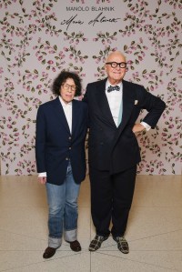 Fran Lebowitz and Manolo Blahnik