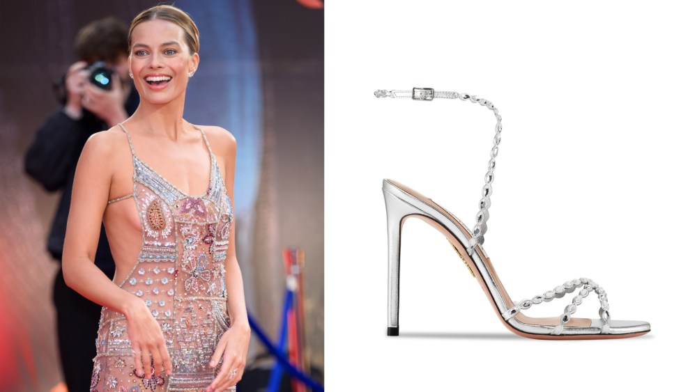 Margot Robbie attends the A Big Bold Beautiful Journey UK Premiere on Thursday in London, England.