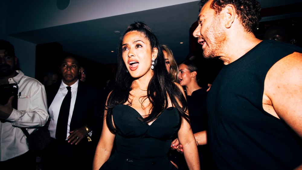 Salma Hayek and Mert Alas