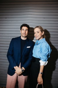 Jason Biggs and Jenny Mollen at the Monse Spring 2026 Ready-to-Wear show