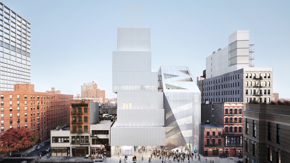 Exterior view of the New Museum