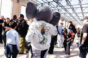 Ellie the Elephant at the Off-White Spring 2026 Ready-to-Wear show