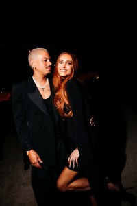 Evan Ross and Ashlee Simpson