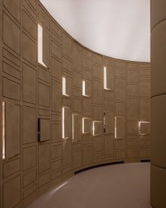 The experiential space inside the Polène flagship in Paris