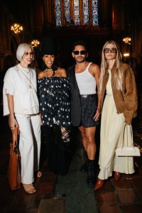 Linda Fargo, June Ambrose, Isaac Boots and Elizabeth Sulcerat Prabal Gurung Spring 2026 Ready-to-Wear Show.