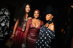Riley Burruss, Kandi Burruss and June Ambroseat Prabal Gurung Spring 2026 Ready-to-Wear Show.