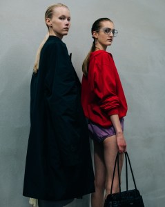 Backstage at Prada Spring 2026 Ready-to-Wear Collection at Milan Fashion Week