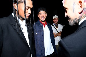 Jordan Clarkson, Devin Booker at the Public School New York Club Supper during New York Fashion Week.