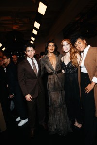 Nick Jonas, Priyanka Chopra, Jessica Chastain and Ariana DeBose at the Coach Spring 2026 Ready-to-Wear show