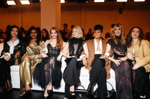 Yao Chen, Mindy Kaling, Jessica Chastain, Naomi Watts, Ariana DeBose, Laura Dern and Jaya Harper at the Coach Spring 2026 Ready-to-Wear show