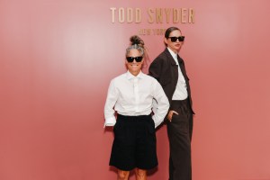 Cass Bird and Jenna Lyons at Todd Snyder Spring 2026 Ready-to-Wear Show.