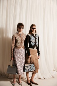 Backstage at the Tory Burch spring 2026 ready-to-wear show at New York Fashion Week.