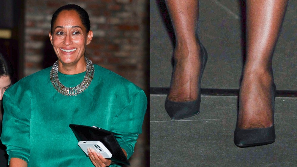 Tracee Ellis Ross attends Harper's Bazaar Icons Dinner during NYFW on Monday in New York.