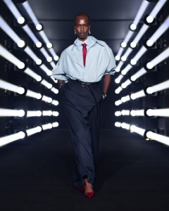 A look from 1886 Fall 2025 at Riyadh Fashion Week.