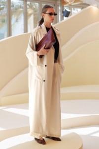 A look from Arwa Al Banawi Fall 2025 at Riyadh Fashion Week.