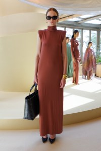 A look from Arwa Al Banawi Fall 2025 at Riyadh Fashion Week.