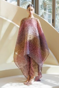 A look from Arwa Al Banawi Fall 2025 at Riyadh Fashion Week.