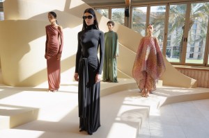 A look from Arwa Al Banawi Fall 2025 at Riyadh Fashion Week.