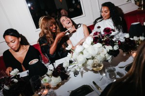 Justine Skye, Devon Lee Carlson, and Paloma Elsesser