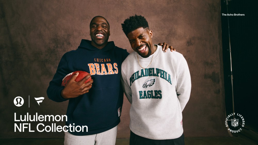 The Acho brothers: Sam and Emmanuel in the Lululemon NFL campaign.