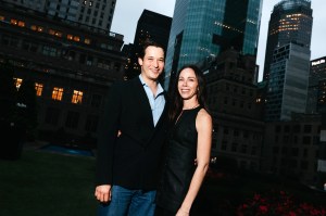 Craig Coyne and Barbara Bush