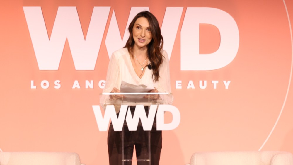 Courtney Claghorn at the WWD Los Angeles Beauty Forum.