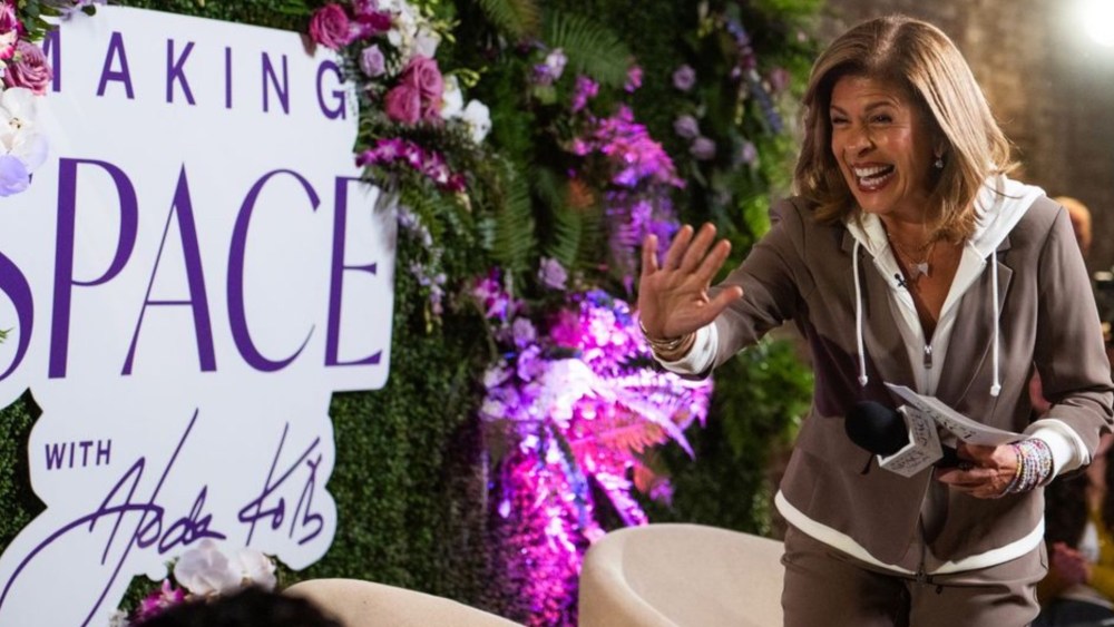 Hoda Kotb at the "Making Space" wellness event in Brooklyn.