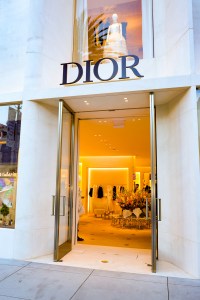 The scene at the Monsieur Dior event.