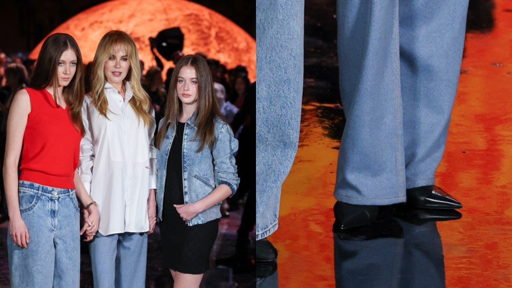 Sunday Rose Kidman Urban, Nicole Kidman and Faith Margaret Kidman-Urban attend the Chanel Womenswear Spring/Summer 2026 show as part of Paris Fashion Week on October 06, 2025 in Paris, France.