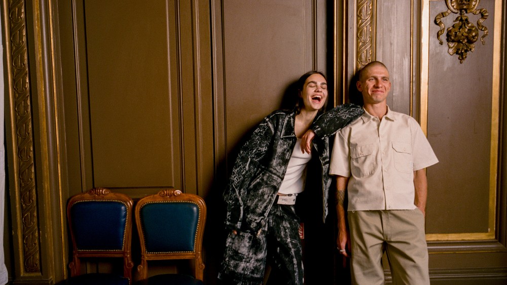 The campaign for the Rassvet x Dickies collaboration was shot at emblematic Parisian restaurant Le Train Bleu. 