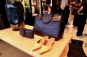 The scene at the opening of the Staud Melrose Avenue Flagship.