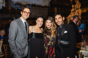 Justin Peck, Marisa Tomei, and James Kaliardos