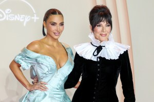 PARIS, FRANCE - OCTOBER 21: Kim Kardashian and Kris Jenner attend the "All's Fair" Disney+ Premiere at Maison de La Chimie on October 21, 2025 in Paris, France.  (Photo by Pascal Le Segretain/Getty Images)