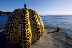 “The Pumpkin" by artist Yayoi Kusama.