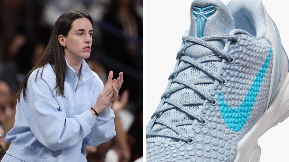 Caitlin Clark Nike Kobe 6 Protro Blue