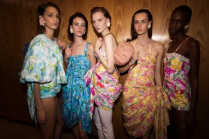 Backstage at Chloe Spring 2026 Ready-to-Wear Collection at Paris Fashion Week