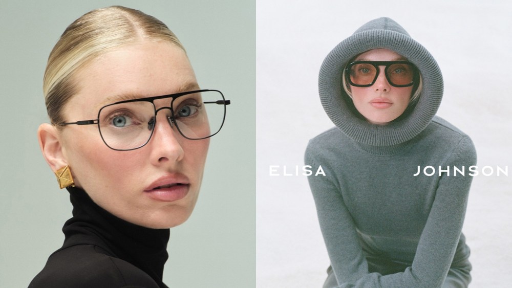 Elsa Hosk fronts Elisa Johnson's holiday 2025 edit campaign.
