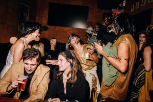 The scene at Unemployed and The Frankie Shop Halloween party