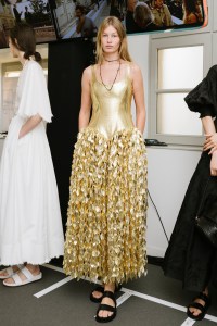 Backstage at Gabriela Hearst Spring 2026 Ready-to-Wear Collection at Paris Fashion Week