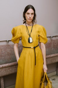 Backstage at Gabriela Hearst Spring 2026 Ready-to-Wear Collection at Paris Fashion Week