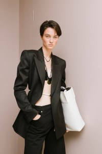 Backstage at Gabriela Hearst Spring 2026 Ready-to-Wear Collection at Paris Fashion Week