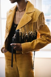 Backstage at Gabriela Hearst Spring 2026 Ready-to-Wear Collection at Paris Fashion Week