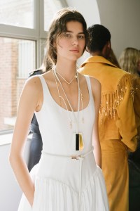 Backstage at Gabriela Hearst Spring 2026 Ready-to-Wear Collection at Paris Fashion Week