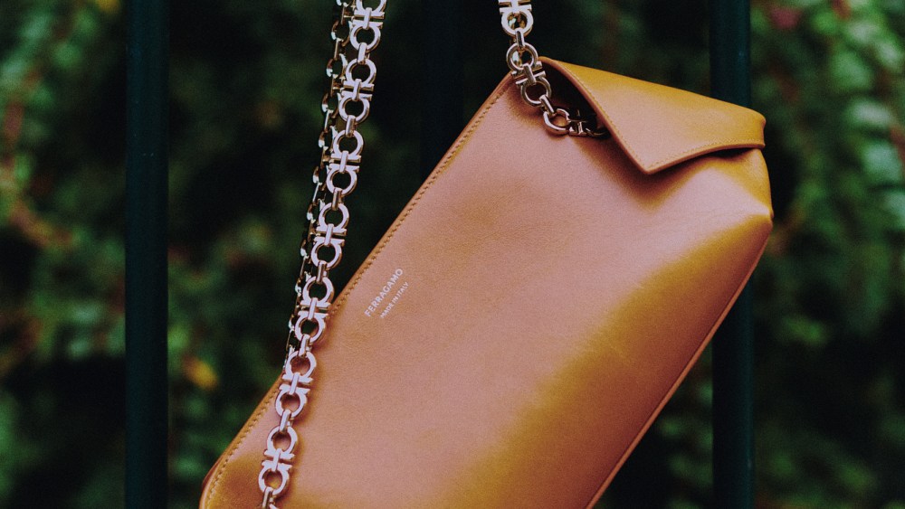 Ferragamo leather Soft bag.